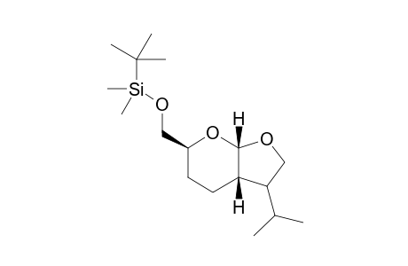 6-exo-(tert-butyldimethylsilyloxymethyl)-3-exo/endo-isopropyl-cis-perhydro-furo[2,3-b]pyran