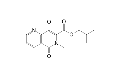 8-HYDROXY-7-(2-METHYLPROPYLOXYCARBONYL)-6-METHYL-NAPHTHYRIDIN-5(6H)-ONE