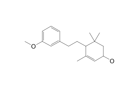 4-[2'-(META-METHOXY-PHENYL)-ETHYL]-3,3,5-TRIMETHYL-CYCLOHEX-2-EN-1-OL