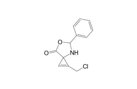 (2RS,3SR)-2-(Chloromethyl)-5-phenyl-6-oxa-4-azaspiro[2.,4]hepten-7-one