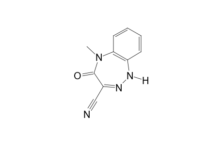 4,5-dihydro-5-methyl-4-oxo-1H-1,2,5-benzotrizepine-3-carbonitrile