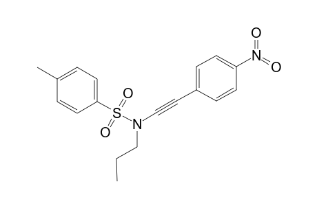 4-Methyl-N-[2-(4-nitrophenyl)ethynyl]-N-propyl-benzenesulfonamide