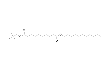 Sebacic acid, neopentyl undecyl ester