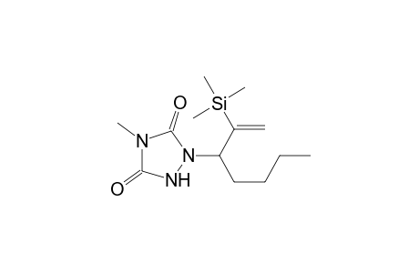 1-[1-butyl-2-(trimethylsilyl)-2-propenyl]-4-methyl-1,2,4-triazolidine-3,5-dione