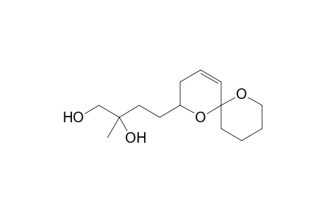 4-(1,7-DIOXASPIRA-[5.5]-UNDEC-4-EN-2-YL)-2-METHYL-BUTAN-1,2-DIOL;DIASTEREOMER-#1