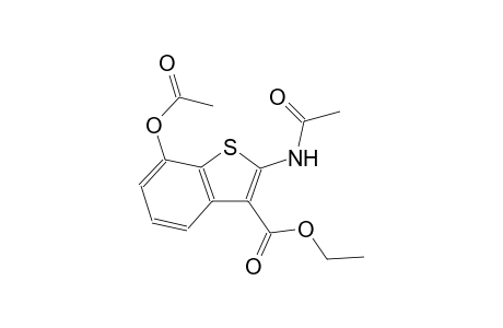 ethyl 2-(acetylamino)-7-(acetyloxy)-1-benzothiophene-3-carboxylate