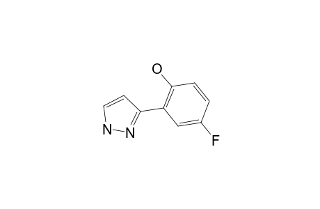 4-Fluoro-2-(1H-pyrazol-3-yl)phenol