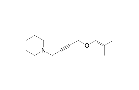 1-[4-(2-methylprop-1-enoxy)but-2-ynyl]piperidine