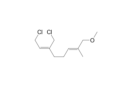 (2E,6Z)-8-CHLORO-6-CHLOROMETHYL-1-METHOXY-2-METHYLOCTA-2,6-DIENE