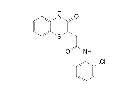 N-(2-Chlorophenyl)-2-(3-oxo-3,4-dihydro-2H-1,4-benzothiazin-2-yl)acetamide