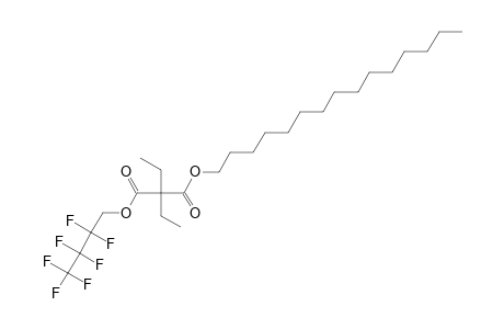 Diethylmalonic acid, 2,2,3,3,4,4,4-heptafluorobutyl pentadecyl ester