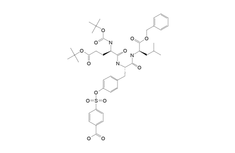 BOC-GLU-(O-TERT.-BUTYL)-TYR-[SO2C6H4(4-COOH)]-LEU-OBZL