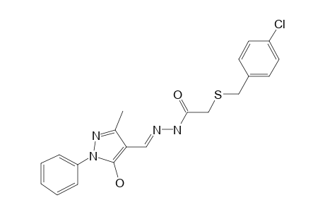 (4-chloro-benzylsulfanyl)-acetic acid (5-hydroxy-3-methyl-1-phenyl-1H-pyrazol-4-ylmethylene)-hydrazide