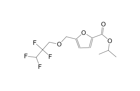 isopropyl 5-[(2,2,3,3-tetrafluoropropoxy)methyl]-2-furoate