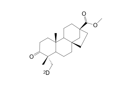 17-Norkaurane-18-d-13-carboxylic acid, 3-oxo-, methyl ester, (4.alpha.,8.beta.,13.beta.)-