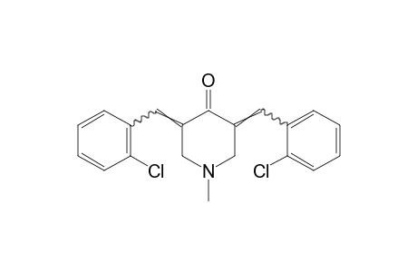 3,5-bis(o-chlorobenzylidene)-1-methyl-4-piperidone