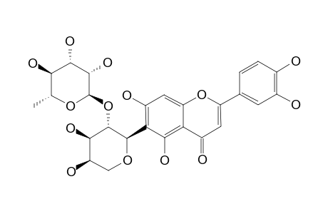 6-C-[2'-O-ALPHA-L-RHAMNOPYRANOSYL-(1''->2')]-ALPHA-L-ARABINOPYRANOSYLGLUTEOLIN