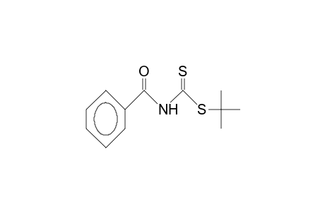 Benzoyl-dithiocarbamic acid, tert-butyl ester