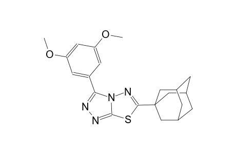 6-(1-adamantyl)-3-(3,5-dimethoxyphenyl)[1,2,4]triazolo[3,4-b][1,3,4]thiadiazole