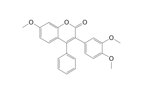 3-(3',4'-Dimethoxyphenyl)-7-methoxy-4-phenylcoumarin