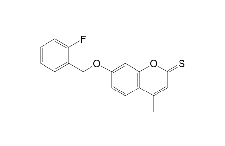 7-(2-Fluorobenzyl)oxy-4-methyl-chromene-2-thione