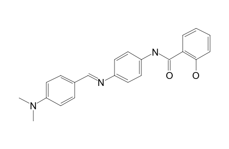 N1-(4-[[4-(dimethylamino)benzylidene]amino]phenyl)-2-hydroxybenzamide