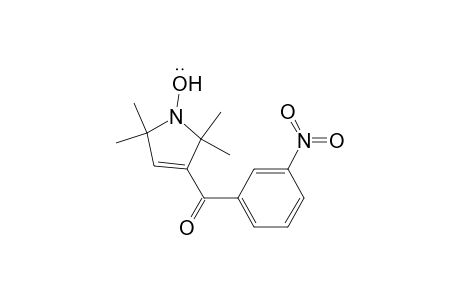 1H-Pyrrol-1-yloxy, 2,5-dihydro-2,2,5,5-tetramethyl-3-(3-nitrobenzoyl)-