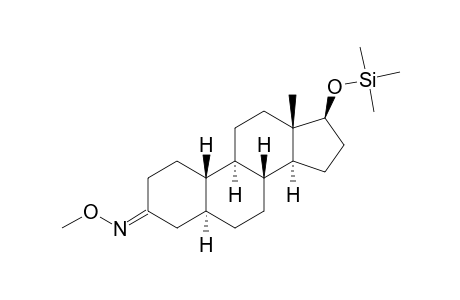 17.BETA.-[(TRIMETHYLSILYL)OXY]-5.ALPHA.-ESTRAN-3-ONE(3-O-METHYLOXIME)