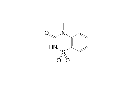 3,4-DIHYDRO-4-METHYL-2H-1,2,4-BENZOTHIADIAZIN-3-ON-1,1-DIOXIDE