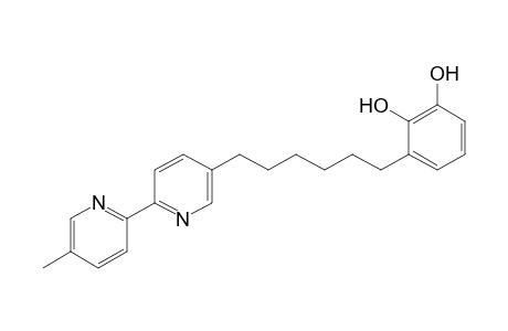 5-[6-(2,3-dihydroxyphenyl)hexyl]-5'-methyl-2,2'-bipyridine