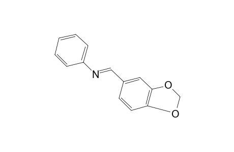 N-(3,4-METHYLENEDIOXYBENZYLIDENE)-ANILINE