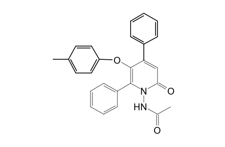N-[1,2-dihydro-4,6-diphenyl-2-oxo-5-(p-tolyloxy)-1-pyridyl]acetamide