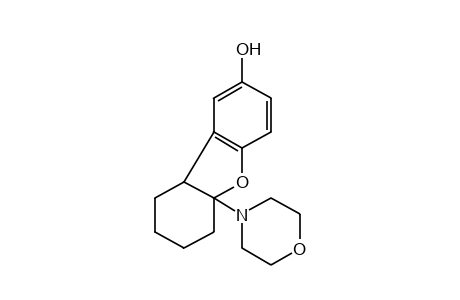 5a,6,7,8,9,9a-hexahydro-5a-morpholino-2-dibenzofuranol