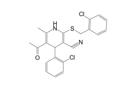 5-acetyl-2-[(2-chlorobenzyl)sulfanyl]-4-(2-chlorophenyl)-6-methyl-1,4-dihydro-3-pyridinecarbonitrile