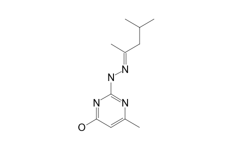 2-[(1,3-dimethylbutylidene)hydrazino]-6-methyl-4-pyrimidinol
