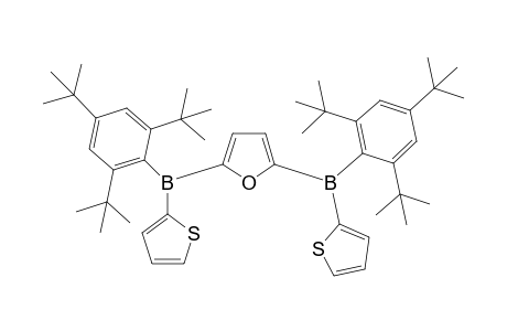 2-thienyl-[5-[2-thienyl-(2,4,6-tritert-butylphenyl)boranyl]-2-furyl]-(2,4,6-tritert-butylphenyl)borane