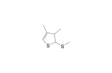 3,4-Dimethyl-5-methylthio-4,5-dihydrothiophene