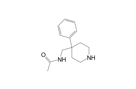 N-[(4-phenyl-4-piperidyl)methyl]acetamide