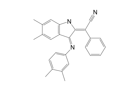 2-(1'-Cyano-1'-phenylmethylidene)-5,6-dimethyl-3-(3'',4''-dimethylphenyl)imino-2,3-dihydro-1H-indole