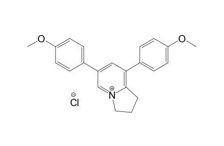 FICUSEPTINE;4,6-BIS-(4-METHOXYPHENYL)-1,2,3-TRIHYDROINDOLIZINIUM-CHLORIDE