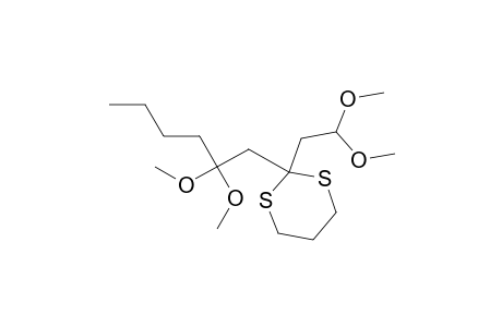2-(2,2-dimethoxyethyl)-2-(2,2-dimethoxy-n-hexyl)-1,3-dithiane
