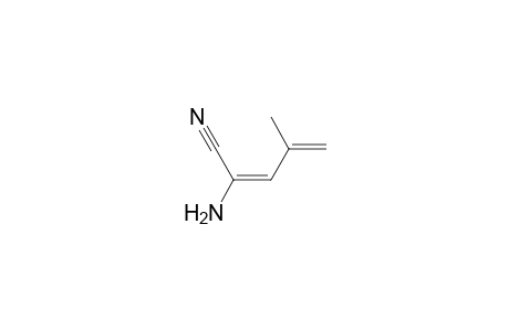 2,4-Pentadienenitrile, 2-amino-4-methyl-