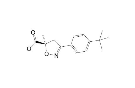 (R)-3-(4-Tert-butylphenyl)-5-methyl-2-isoxazole-5-carboxylic acid