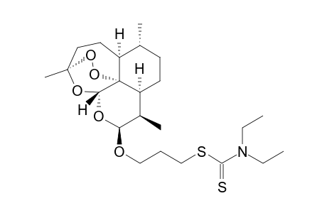 3-[(Artemisinin-10-yl)propyloxy] N,N-diethyldithiocarbamate