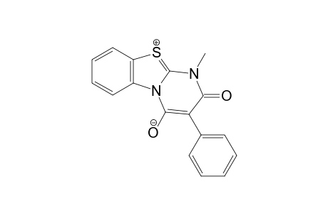 1-Methyl-4-oxo-3-phenyl-4H-benzothiazolo[3,2-a]pyrimidin-1-ium-2-olate