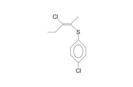 (E)-2-(4-CHLOROBENZENESULFENYL)-3-CHLORO-2-PENTENE