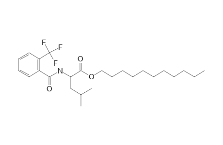 L-Leucine, N-(2-trifluoromethylbenzoyl)-, undecyl ester