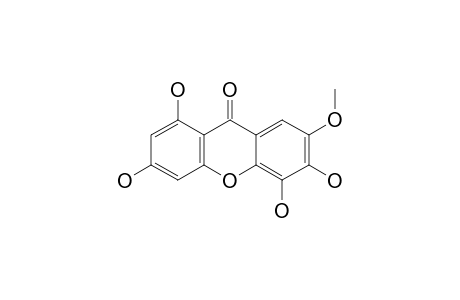 CALOXANTHONE-E;1,3,5,6-TETRAHYDROXY-7-METHOXYXANTHONE