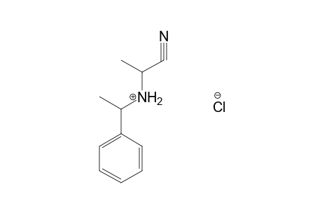 (-)-2-[(alpha-methylbenzyl)amino]propionitrile, hydrochloride