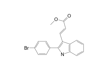 (E)-3-[2-(4-bromophenyl)-1H-indol-3-yl]-2-propenoic acid methyl ester